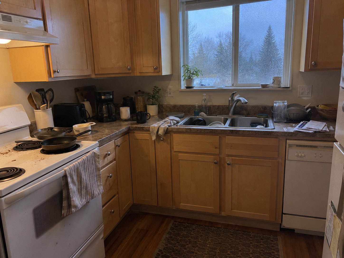 A kitchen reset: before example