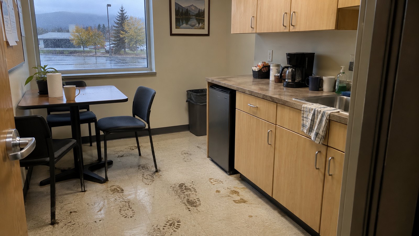 Shared spaces, refreshed: before example